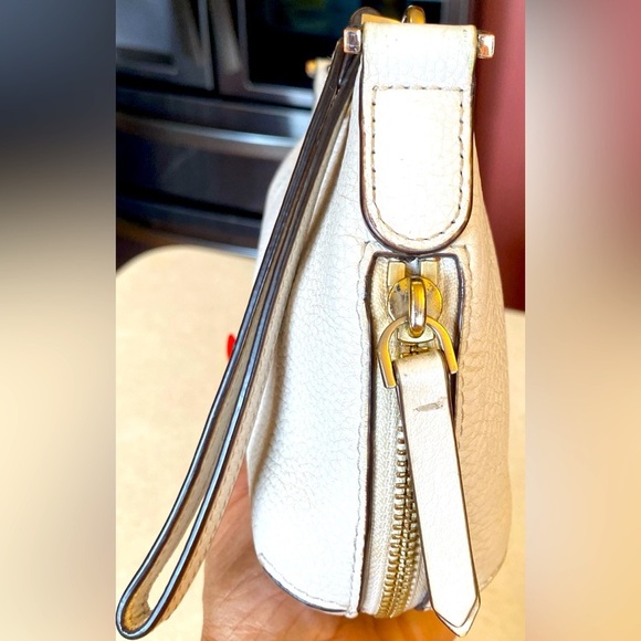 HENRI BENDLE White Leather Crossbody, EUC - Picture 4 of 11